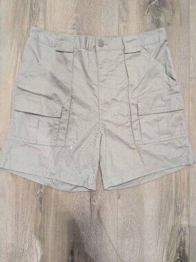 Weekenders Khaki Cargo Fishing Shorts Men's 34!